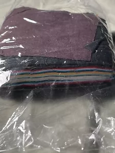NEW!! 2 PACKS OF 50 VARIETY COLORED FABRIC SQUARES 3.75" X 3.75" - Picture 1 of 3