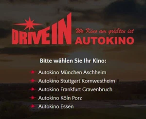 Drive In Autokino München Stuttgart Frankfurt Köln Essen Gutschein 20€ - Bild 1 von 1