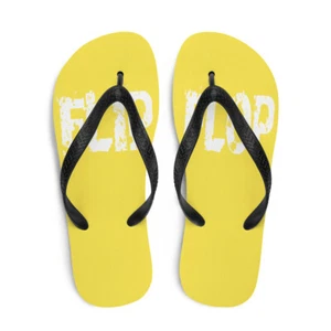 Yellow Flip-Flops Beach Shoes Shower Shoes Pedicure Shoes Pool Shoes Slippers - Picture 1 of 22