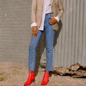 Medium Wash Blue rag & bone Broken Mara Vintage Cigarette Jeans - Bild 1 von 9