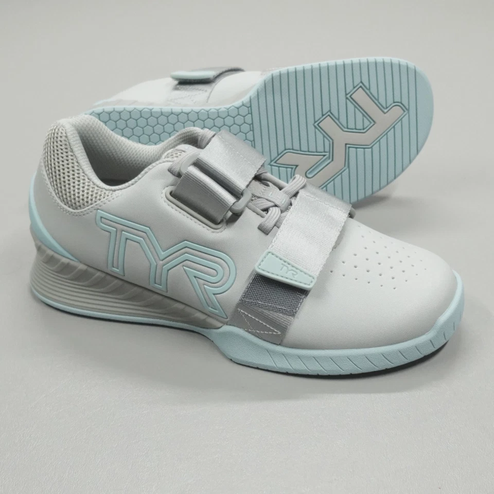 Zapatos de entrenamiento de levantamiento de pesas TYR L-1 Lifter para mujer 6,5 para hombre 5 grises/como nuevos Foto 1 de 4