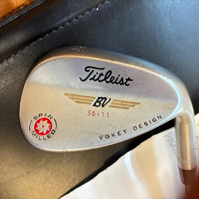 Titleist BV 56-11 RH Spin Milled Vokey Design Wedge Shaft Sand Wedge  - Image 1 of 4