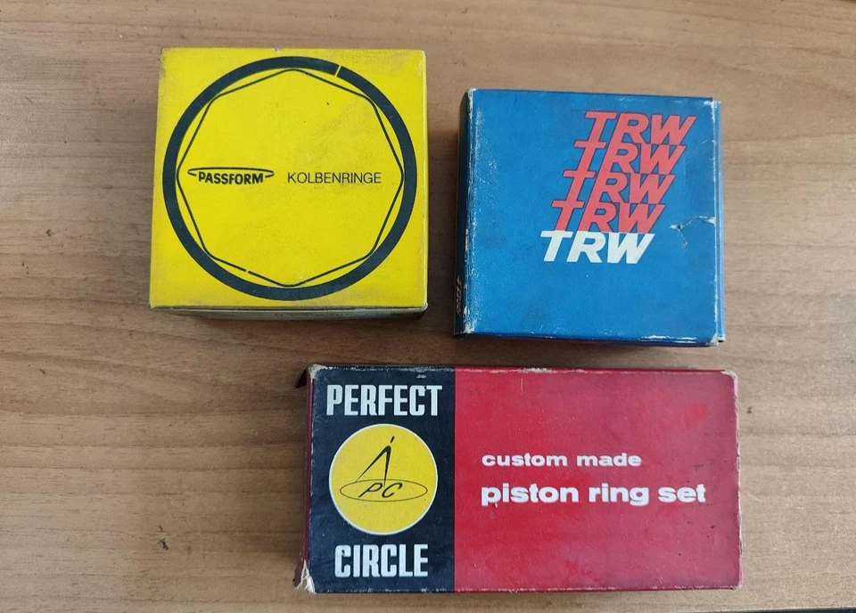 Fiat 124 125 131 piston rings set 80.80mm, 0.8mm oversize - Image 1 of 1