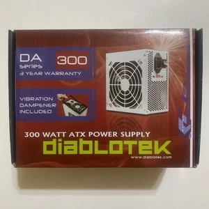 Diablotek DA Series 300 Watt ATX Power Supply PSDA 300 - Open Box - Picture 1 of 5