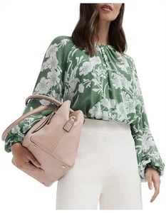 Witchery Women’s Floral Sheer Long Sleeve Pleated Elasticated Cuffs Size 6 - Bild 1 von 12