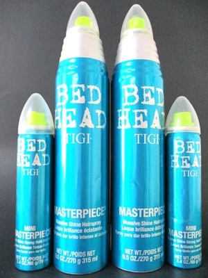 TIGI CABEZAL DE CAMA OBRA MAESTRA 9,5 OZ Paquete de 2 + 2 x 2,4 OZ Juego (abollado) Foto 1 de 2