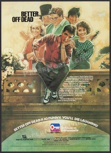 BETTER OFF DEAD - Original 1986 print AD / ADVERT _ John Cusack - Drew Struzan - Picture 1 of 1