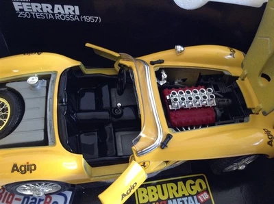 🔥Lot vintage🚗 BBURAGO FERRARI 250 TESTA ROSSA 1957 1/18 🔥🔥✨BLACK FRIDAY ✨🍂☕ - Immagine 1 di 4
