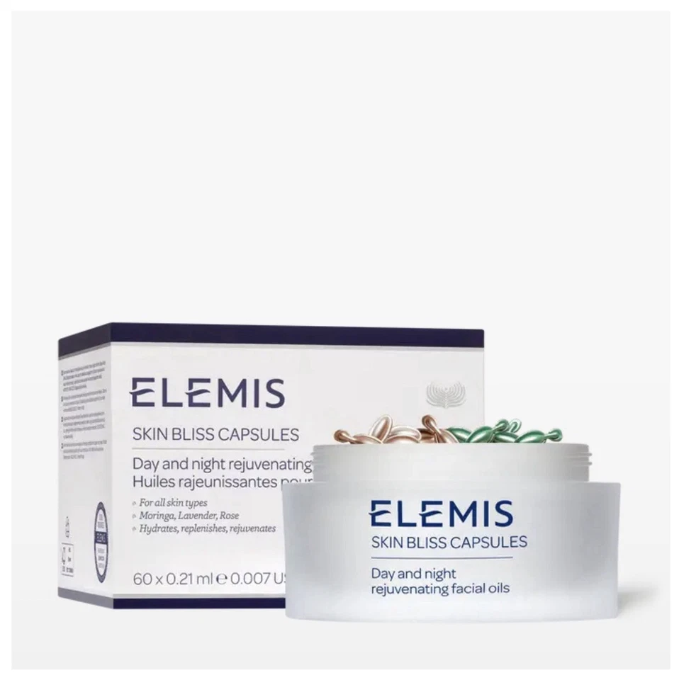 Elemis кожи блаженство капсулы омолаживающие масла для лица 60 капсул 0,21 мл подлинный новый! - Изображение 1 из 1