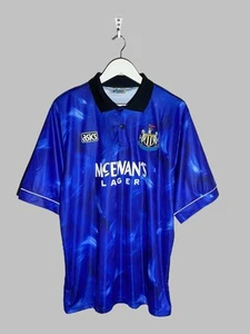 Newcastle United ASICS 1994/95 Away Remake Football Shirt Soccer Jersey - Picture 1 of 9