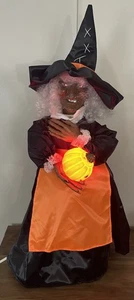 Zucca strega animata vintage 1986 Telco Motionettes Halloween - Foto 1 di 6
