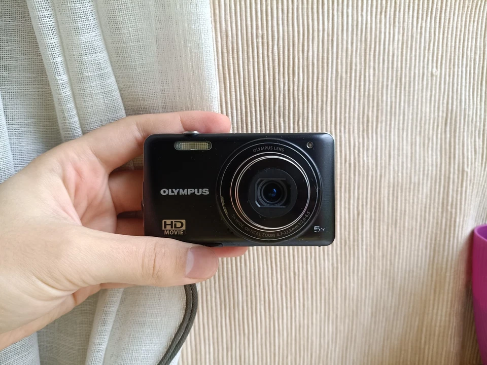 🔥Olympus VG-160(X 990) Black 14.0MP digital compact camera🔥WORKing FULL Set🔥 - Image 1 of 4