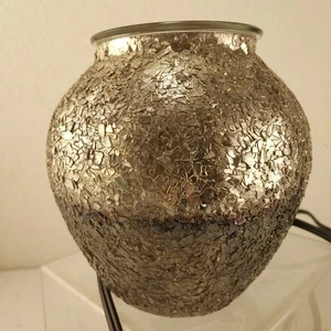 Calentador de cera en escamas de oro carbonizado Scentsy tamaño completo en caja probado con tazón de fusión - Imagen 1 de 11