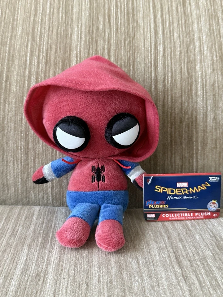 2x Funko Spiderman Plush Toy Action Figure Hero Plushies Homecoming