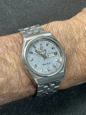 Vintage Rado Black Colt Automatic Day-Date Watch…TJ1117 - Image 1 of 4