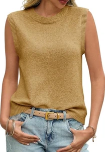 Daily Ritual Damen Pullover Ärmellos Braun Medium - Bild 1 von 2
