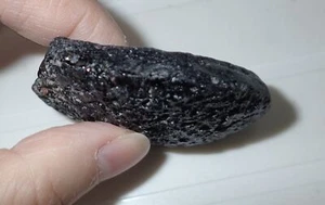Black Indochinite Tektite Stone 36.6 gram 55x42x12 mm - Picture 1 of 4