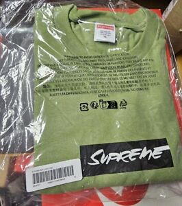 T-Shirt Supreme x Futura Box Logo grün Gr. XL SS24 brandneu kostenloser Versand