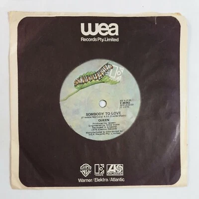 QUEEN - 'Somebody To Love' 7" vinilo único disco 1976 ELEKTRA RECORDS Foto 1 de 4