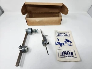 Vintage Speed Corp Circular Saw Filer Jointer Setter Woodworking Sharpener USA - Picture 1 of 24