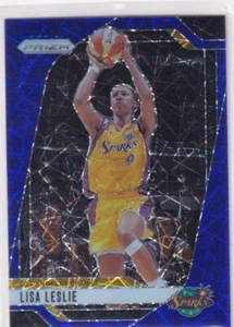 2024 WNBA Prizm Panini Basketball No. 98 Lisa Leslie Blue Laser Prizm - Bild 1 von 2