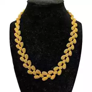 VTG SIGNED PREMIER DESIGNS GOLD TONE RICE GRAIN TEXTURE STATEMENT NECKLACE - Picture 1 of 10