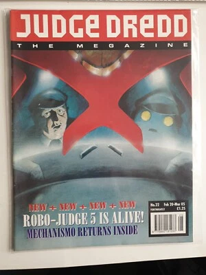Judge Dredd Megazine #22 Issue Comic Book 2000AD 1993 Rare Vol 2 UK Nm Free P&P - Image 1 of 3