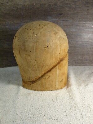 Vintage Balsa Wood Hat Making Mold Form Millinery Block 21.5 Inch Circumference • 52.78$