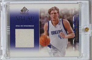 2003 UD SP Game Used Edition Dirk Nowitzki #PATCH Game Worn Jersey - Rare - Picture 1 of 3