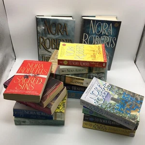 Lot Of 16 Nora Roberts Romance Suspense Hardcover Paperback Books  - Picture 1 of 12