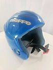 BIEFFE Racing Ski Snowboard Helmet Small 54-55 S BLUE Chin Strap Made In Italy