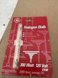 GE 19379 Halogen Type double ended Light bulb 300W,120V - Picture 1 of 2