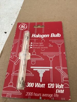 GE 19379 Halogen Type double ended Light bulb 300W,120V - Image 1 of 2