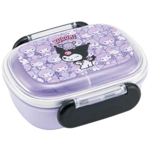 Fiambrera infantil patinador tamaño pequeño 1 nivel 270 ml forma cúpula Kuromi Sanrio - Imagen 1 de 8