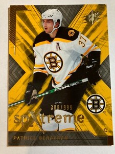 2007-08 SPx SPXtreme - PATRICE BERGERON #X23 Boston Bruins Insert /999