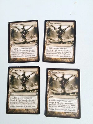 Magic the gathering Card. Zoetic Cavern. Playset. 4 cards Future Sight - Image 1 of 2
