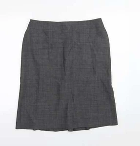 Kasper Womens Grey Polyester Blend Skirt Size 12 - Picture 1 of 12