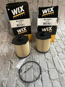 Engine Oil Filter-Turbo Wix WL10241 (2) One Complete One Without Rubber Gaskets - Picture 1 of 2