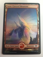 Snow-Covered Mountain FOIL - Modern Horizons (Magic/MTG) NM/LP