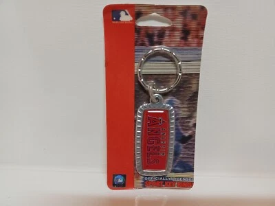 Vintage 2003 Licensed MLB Anaheim Angels Keychain NOS New In Package - Image 1 of 4