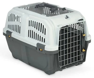 Trasportino box aereo box auto box per cani SKUDO 1 OPEN - 48 x 31,5 x 31 cm - Foto 1 di 1