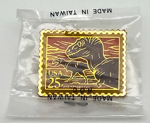 USPS (Jonathan Gray) Tyrannosaurus Rex Dinosaur Enamel Metal Lapel / Hat Pin - Picture 1 of 4