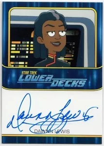 Star Trek: Lower Decks - Dawnn Lewis como la Capitana Carol Freeman - Border Auto Cd A - Imagen 1 de 2