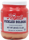 Koegels Pickled Bologna Packed In Spiced Vinegar, 40-Oz Plastic Jar, Refrigerate
