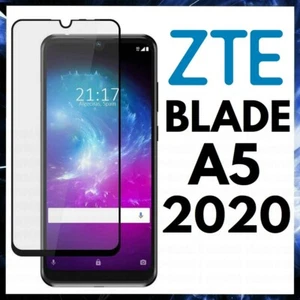 PELLICOLA VETRO TEMPERATO CURVO PER ZTE BLADE A5 2020 PROTEZIONE TOTALE 3D 5D 9D - Foto 1 di 12