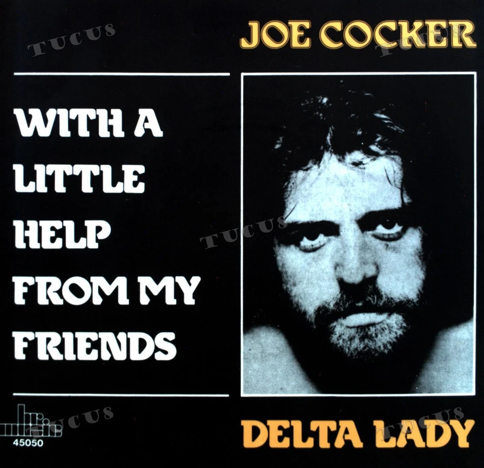 Joe Cocker - With A Little Help From My Friends 7" (VG+/VG+) '* - Image 1 of 1