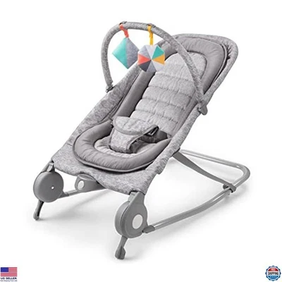 Dúo gorila y balancín Summer Infant 2 en 1 - gris claro, portátil con juguetes y Foto 1 de 4