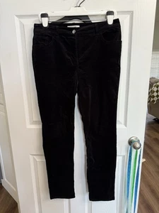 Pantalones ajustados de terciopelo con estrás adornados negros Chicos para mujer talla 1 (8) - Imagen 1 de 6