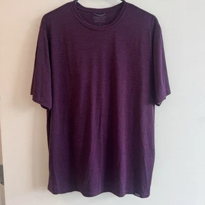 Patagonia Capilene Cool Daily Shirt Mens L Purple Heather Performance Tee Hiking - Picture 1 of 9