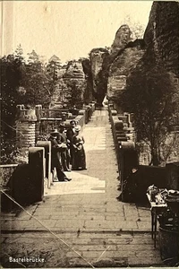 Original Late 19th Early 20th Century Photos of Drachenschlucht & Bastei (H) - Picture 1 of 4
